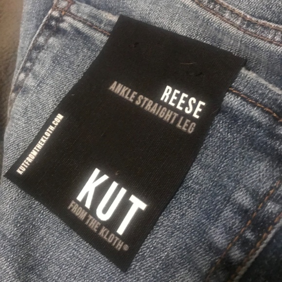 NWT!!! Kut From The Kloth Reese Ankle Straight Leg Jean, Size 12 - Picture 3 of 6